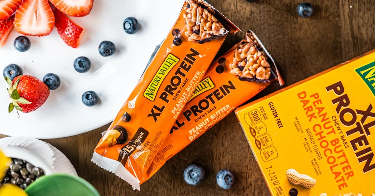 Protein ice bars on a tray, frozen dessert snack