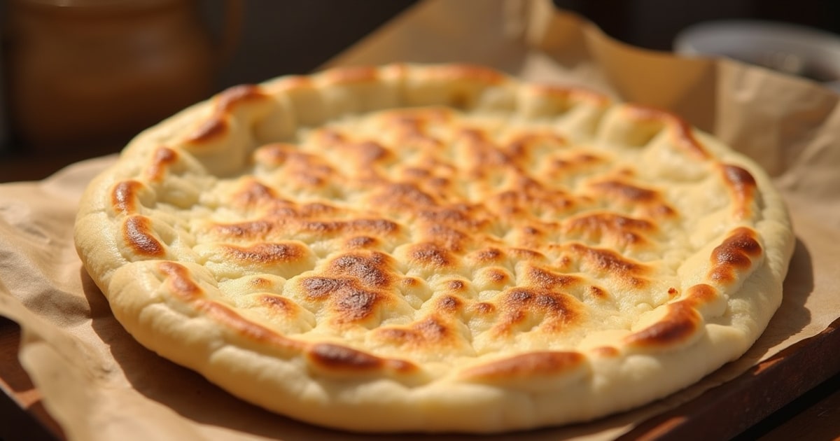 Freshly baked pita bread — a clean halal alternative with no E471