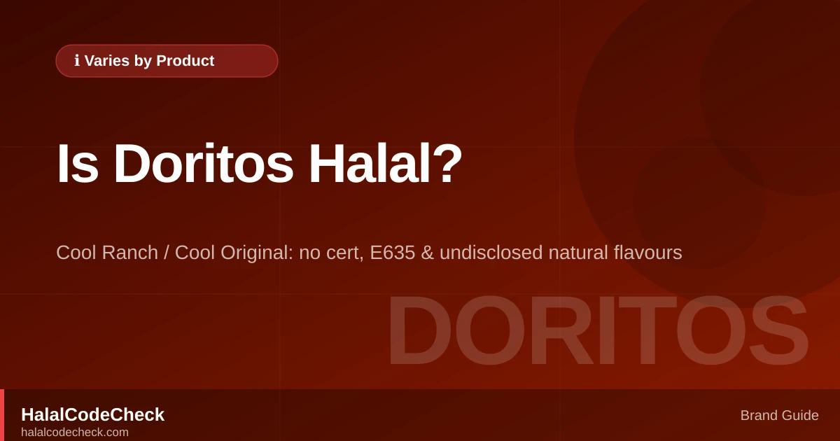 Is Doritos Halal? — brand guide