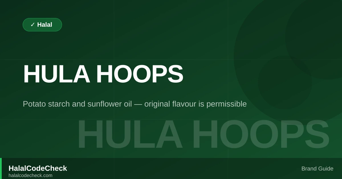Is Hula Hoops Halal? — Brand Guide