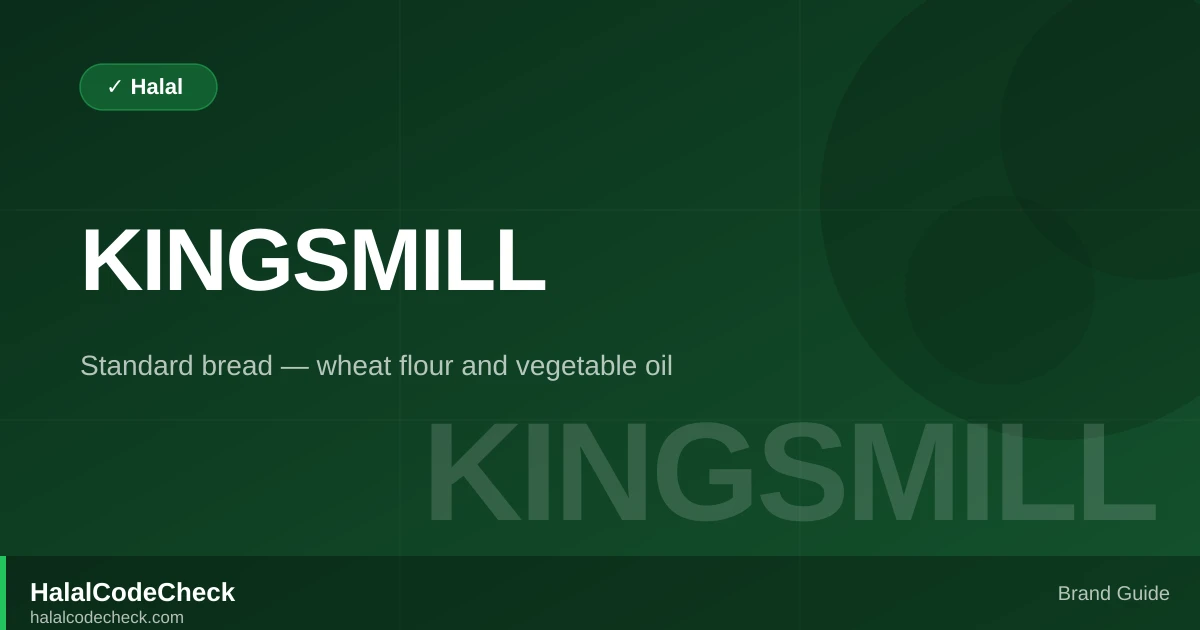 Is Kingsmill Halal? — Brand Guide