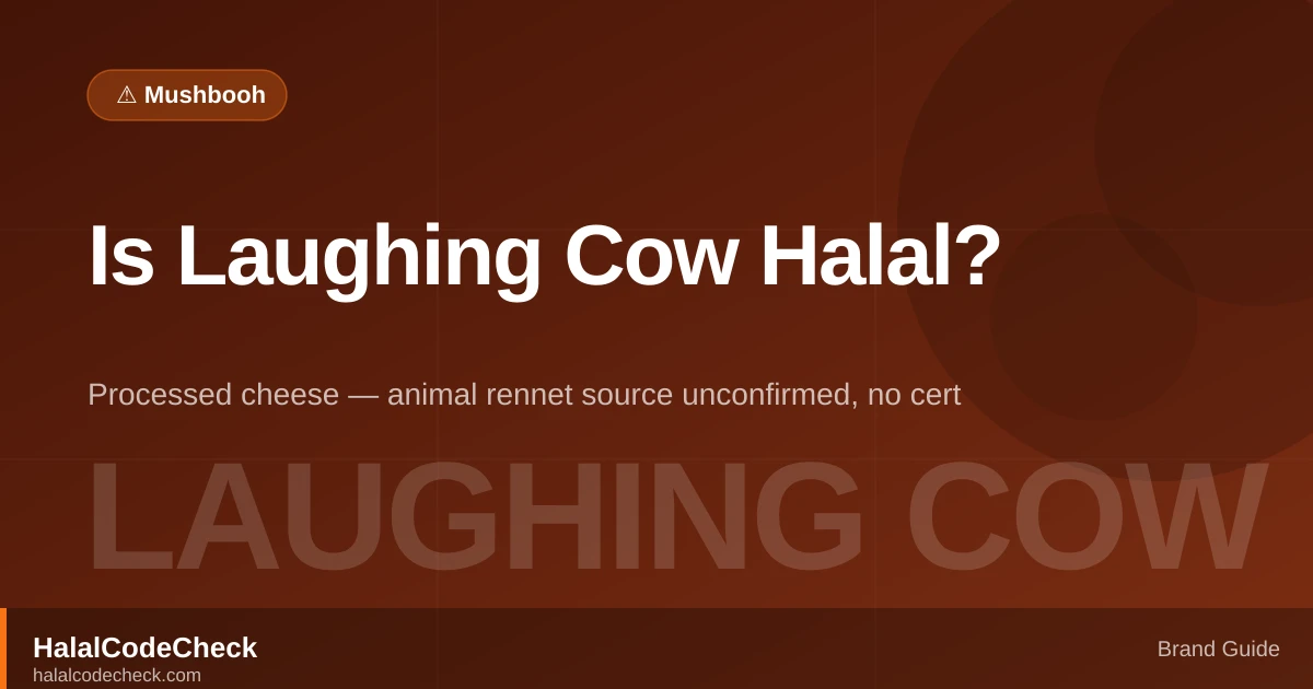 Is The Laughing Cow Halal? — HalalCodeCheck Brand Guide