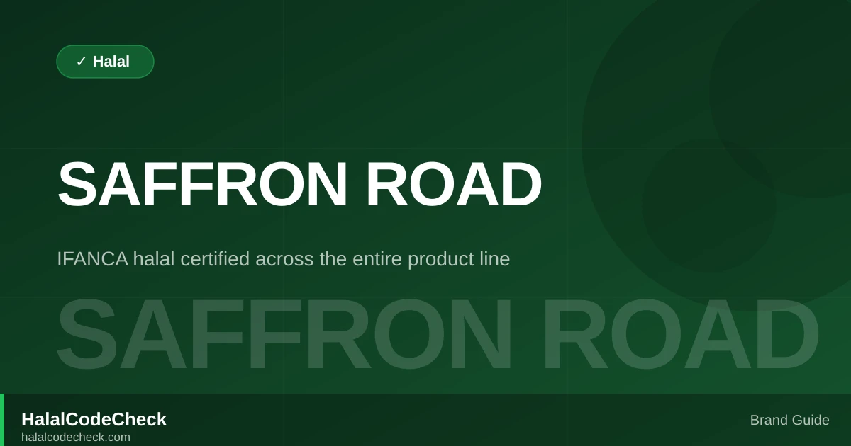 Is Saffron Road Halal? — Brand Guide