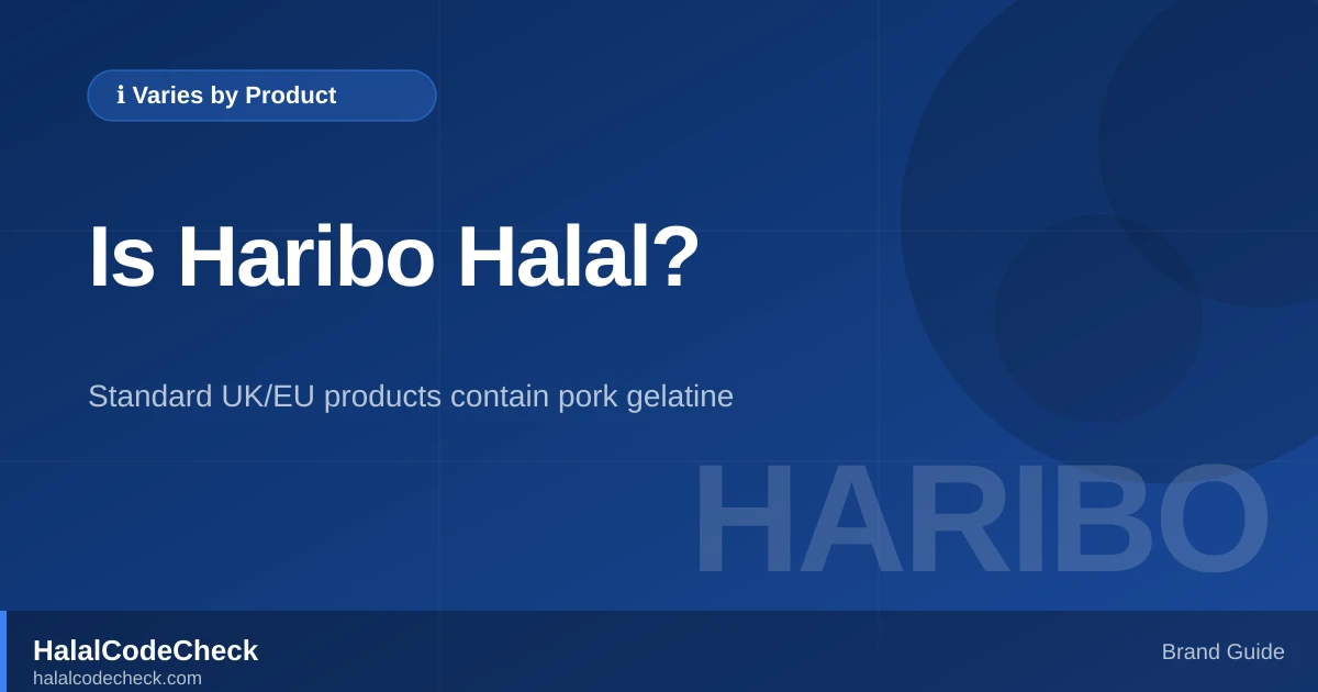 Is Walkers Halal? — HalalCodeCheck Brand Guide